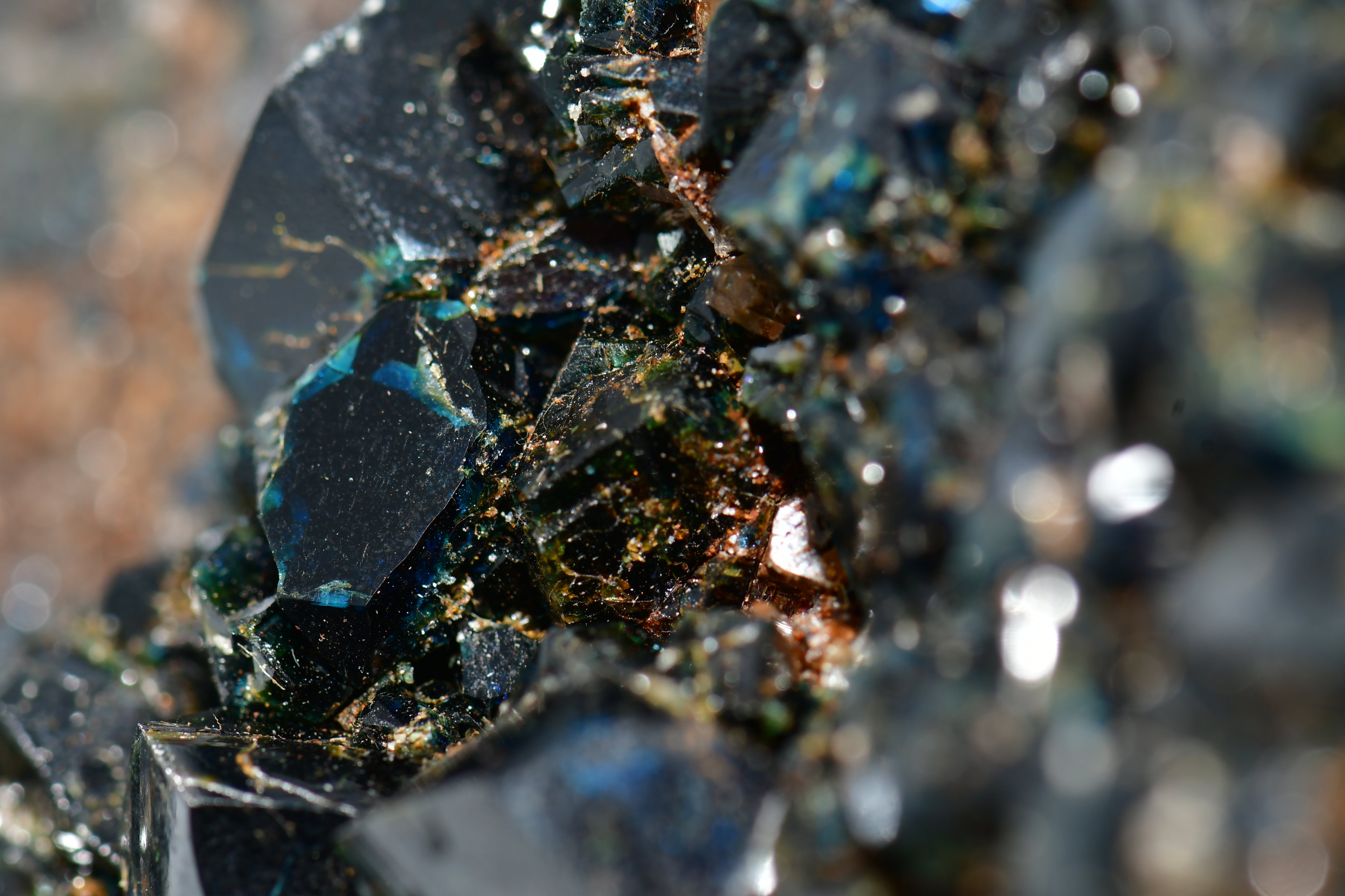 CASSITERITE and FLOURITE (large cabinet)