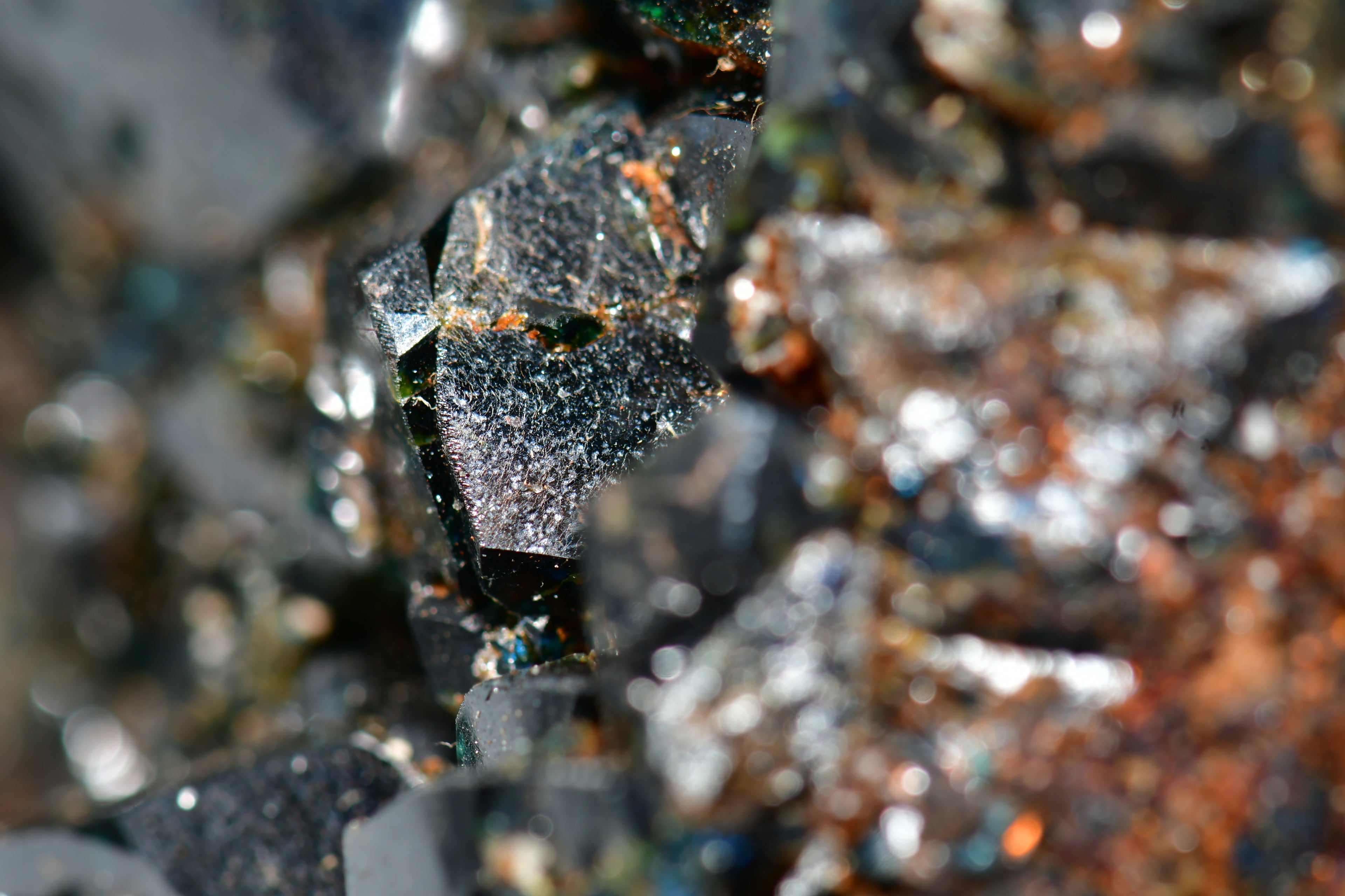 CASSITERITE and FLOURITE (large cabinet)
