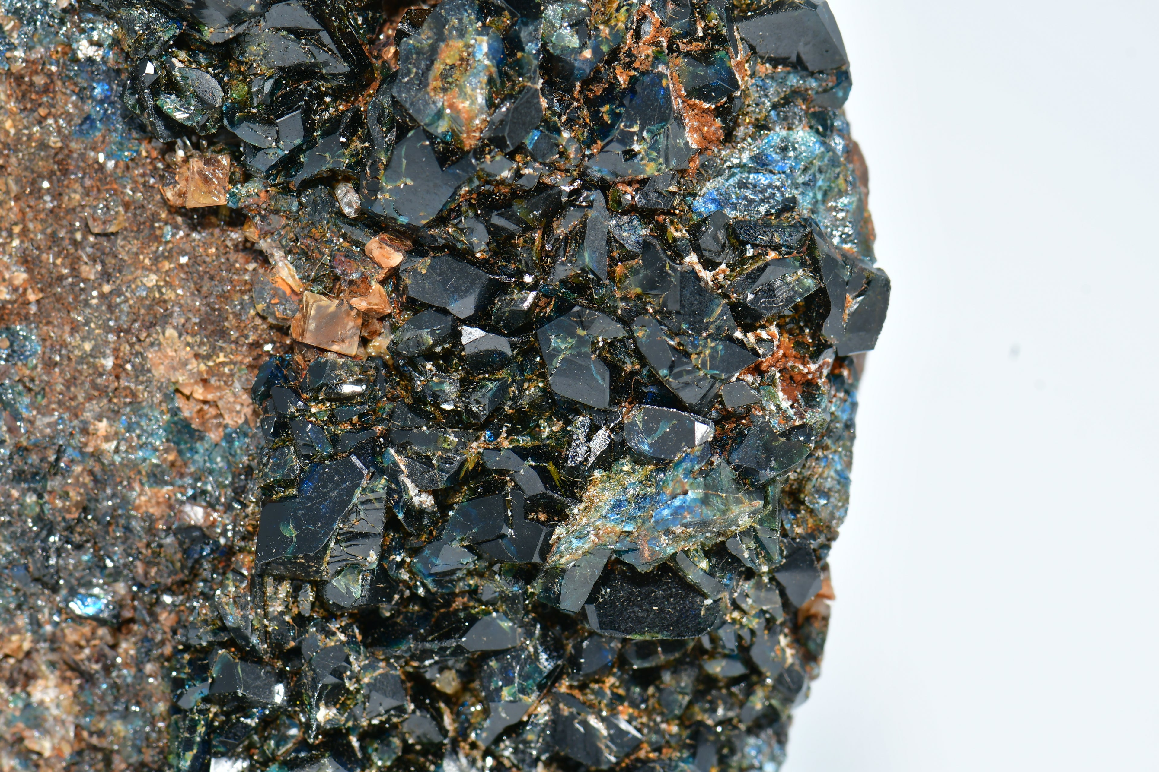 CASSITERITE and FLOURITE (large cabinet)