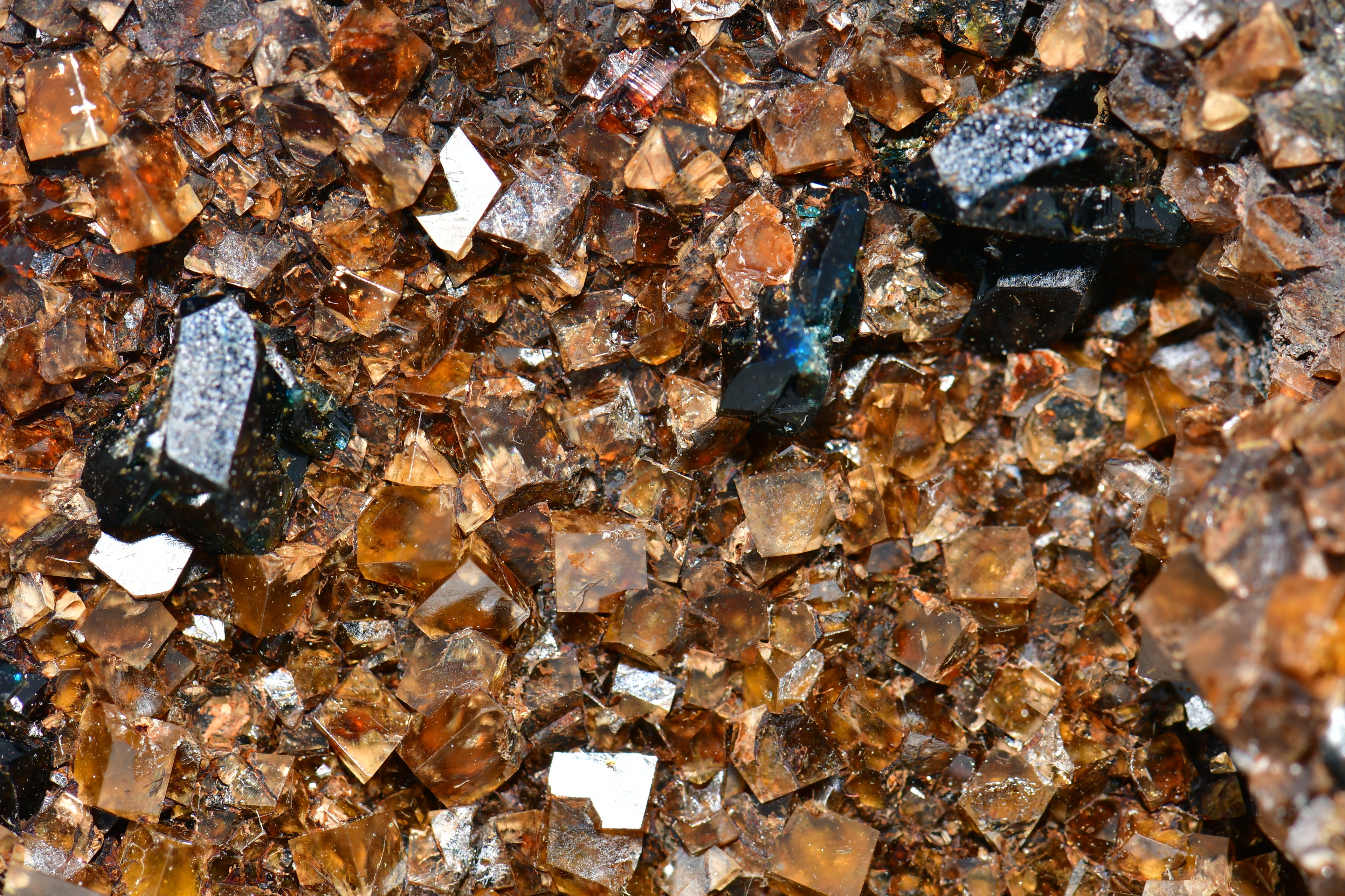 CASSITERITE and FLOURITE (large cabinet)