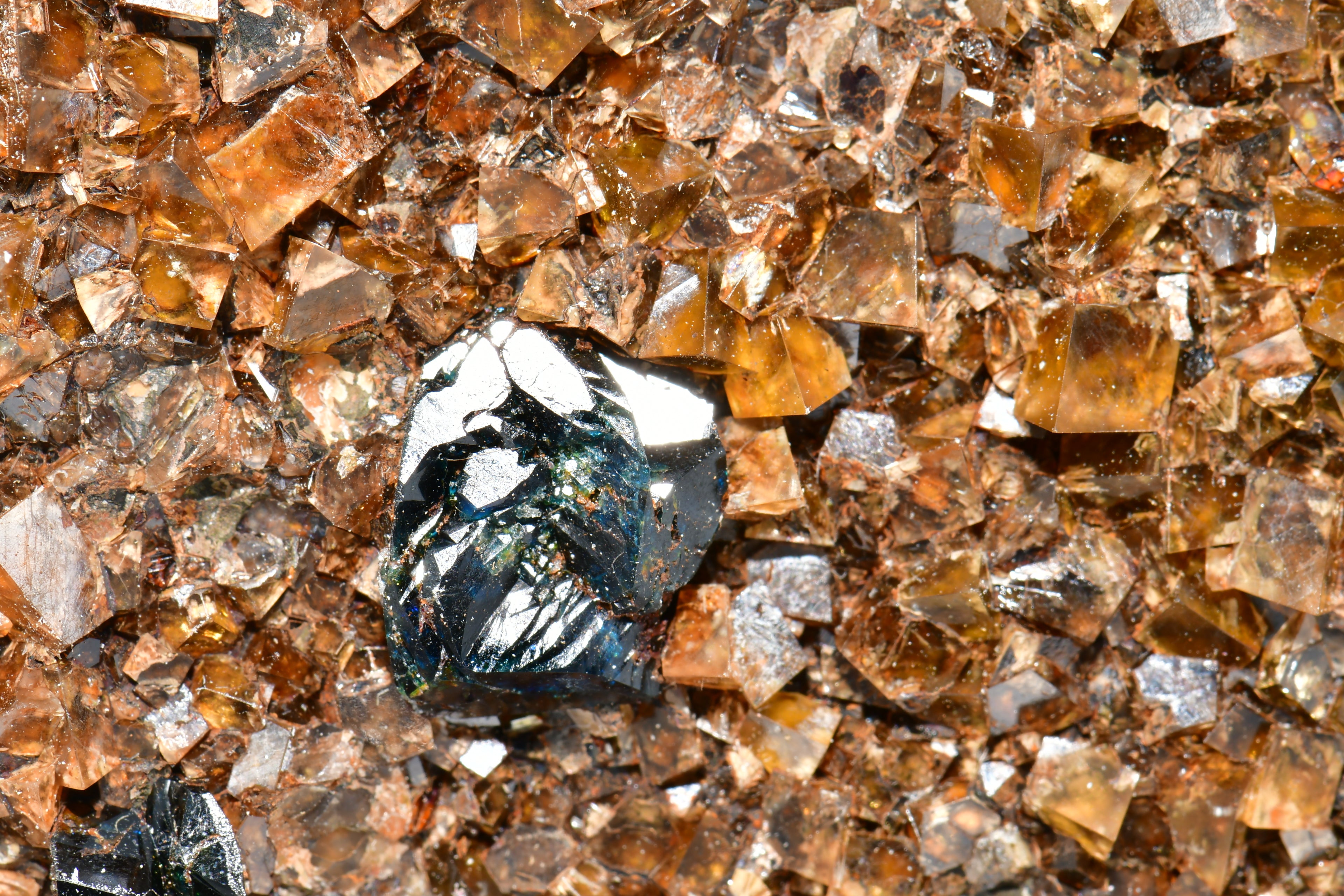 CASSITERITE and FLOURITE (large cabinet)