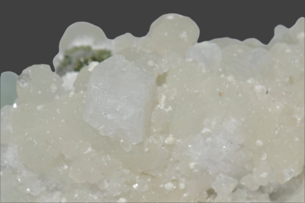 DATOLITE and APOPHILLITE, POONA, INDIA (large cabinet)