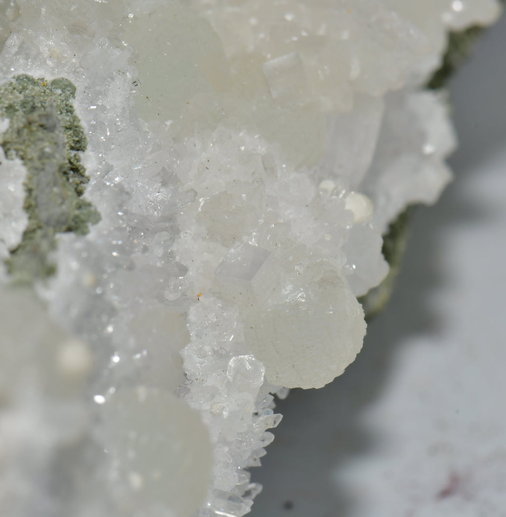 DATOLITE and APOPHILLITE, POONA, INDIA (large cabinet)