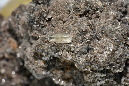 CALCITE ON SPHALERITE