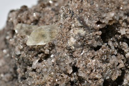 CALCITE ON SPHALERITE