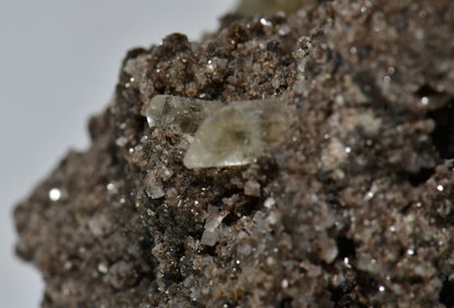 CALCITE ON SPHALERITE