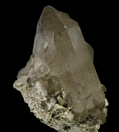 QUARTZ covered with CHLORITE