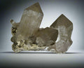 QUARTZ recouvert de CHLORITE, GRIMSEL, SUISSE (meuble)