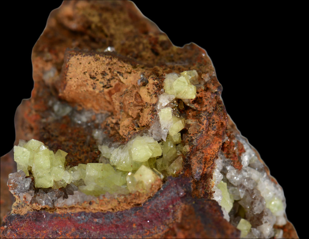 ADAMITE ON LIMONITE (cabinet)