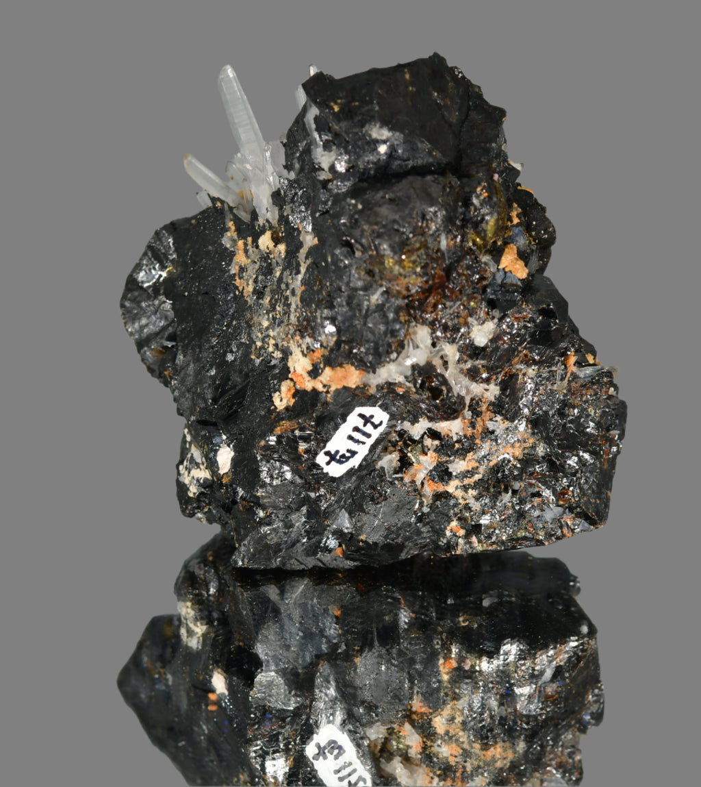 SPHALERITE, CHALCOPYRITE, MANGANO CALCITE, QUARTZ (small cabinet)