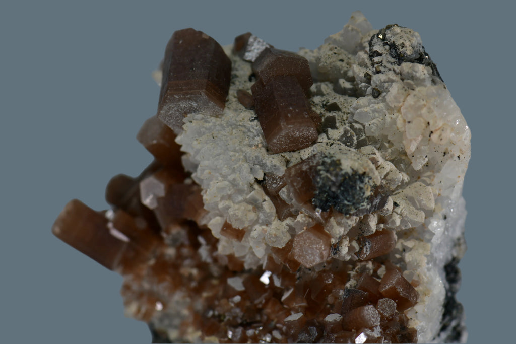 PYROMORPHITE, GALENA and QUARTZ (miniature)