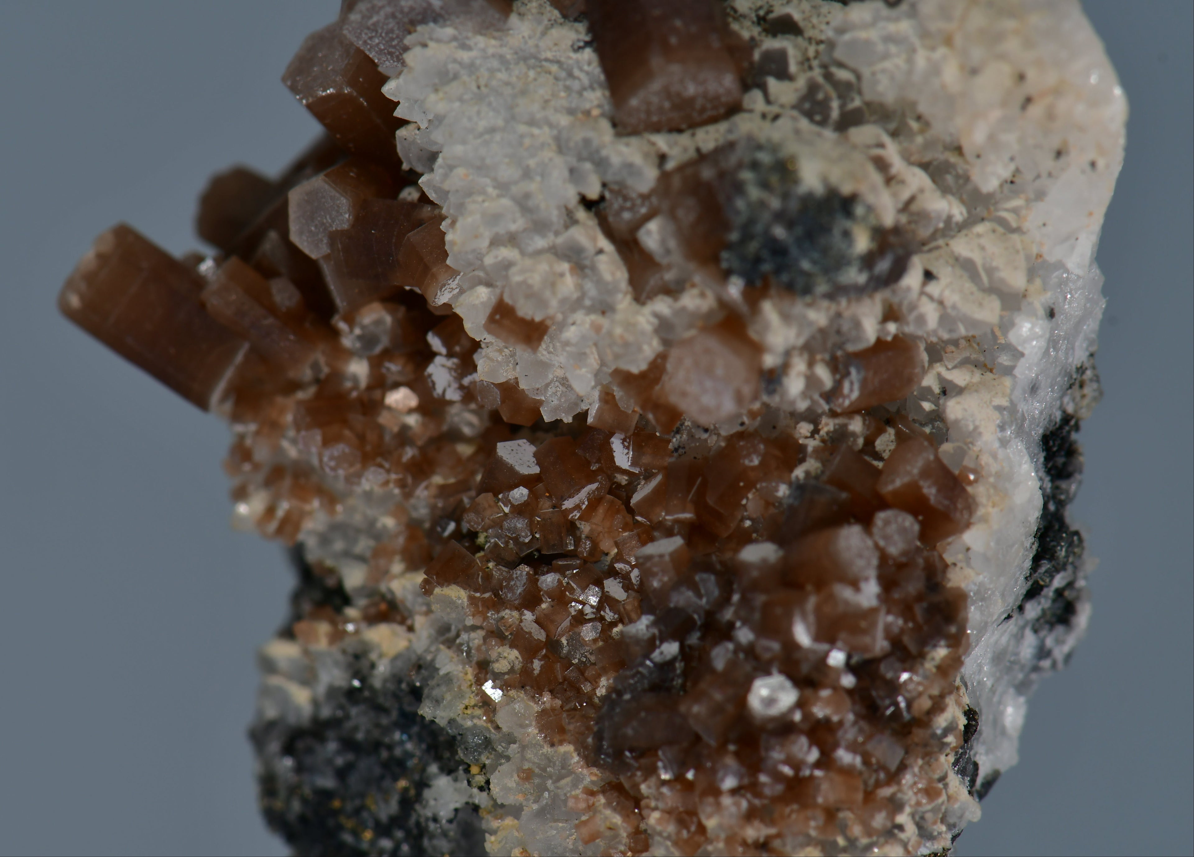 PYROMORPHITE, GALENA and QUARTZ (miniature)