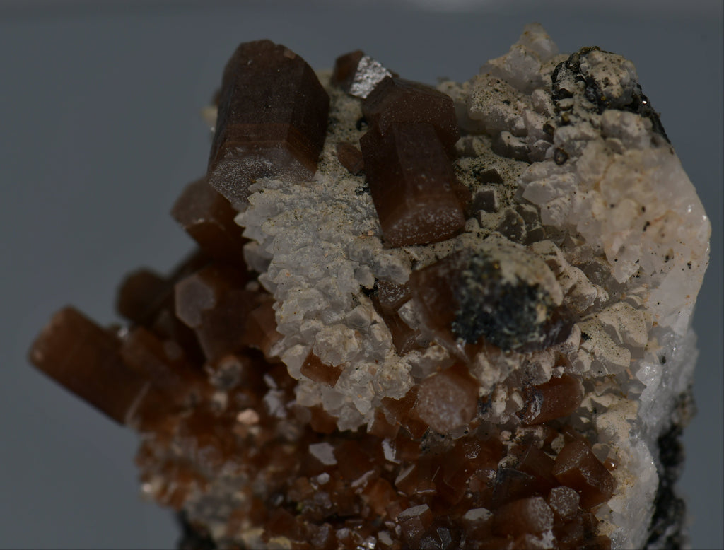 PYROMORPHITE, GALENA and QUARTZ (miniature)