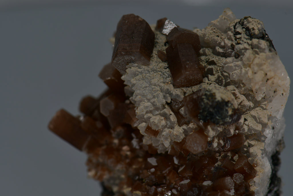 PYROMORPHITE, GALENA and QUARTZ (miniature)