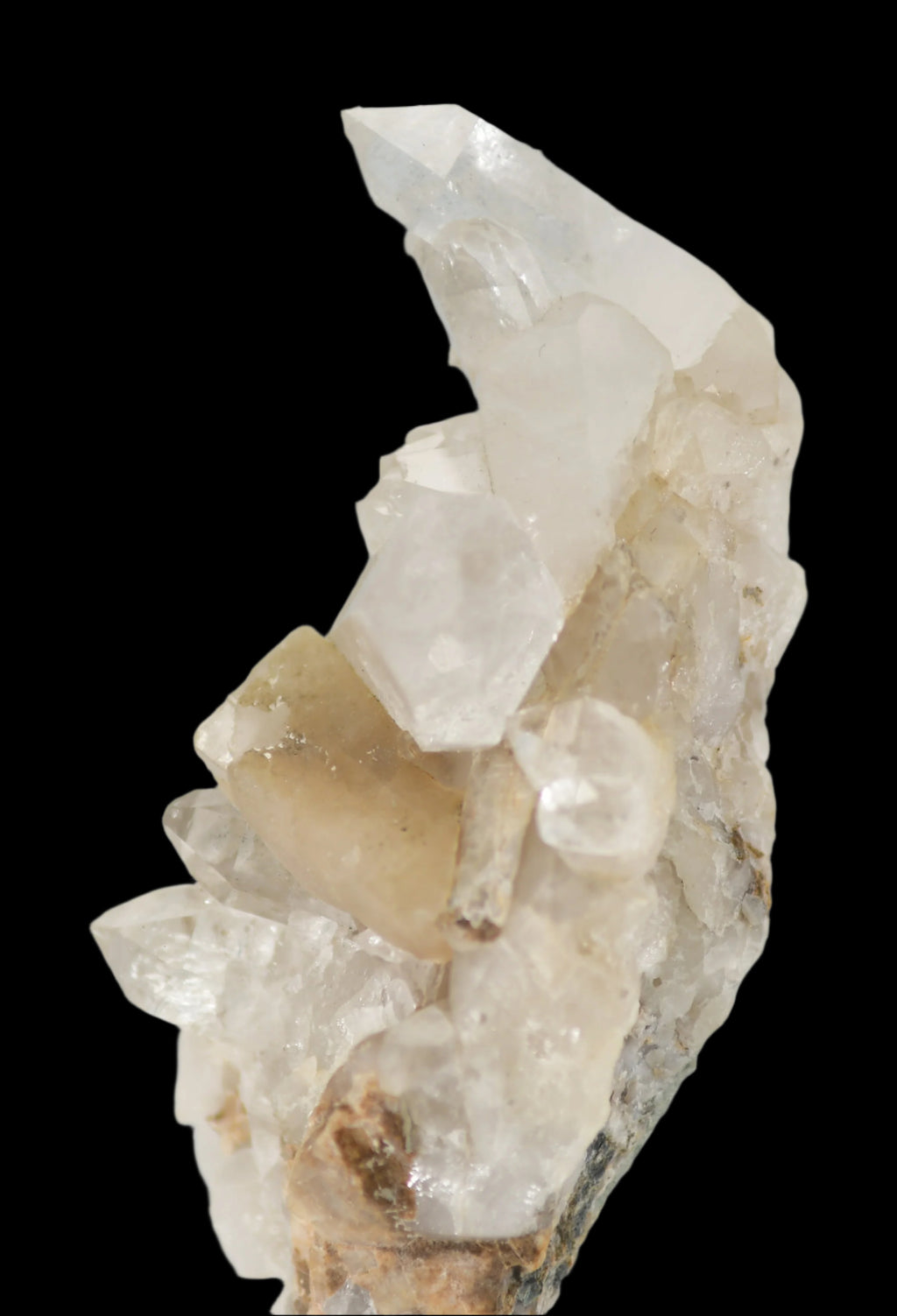 QUARTZ with CALCITE (cabinet)