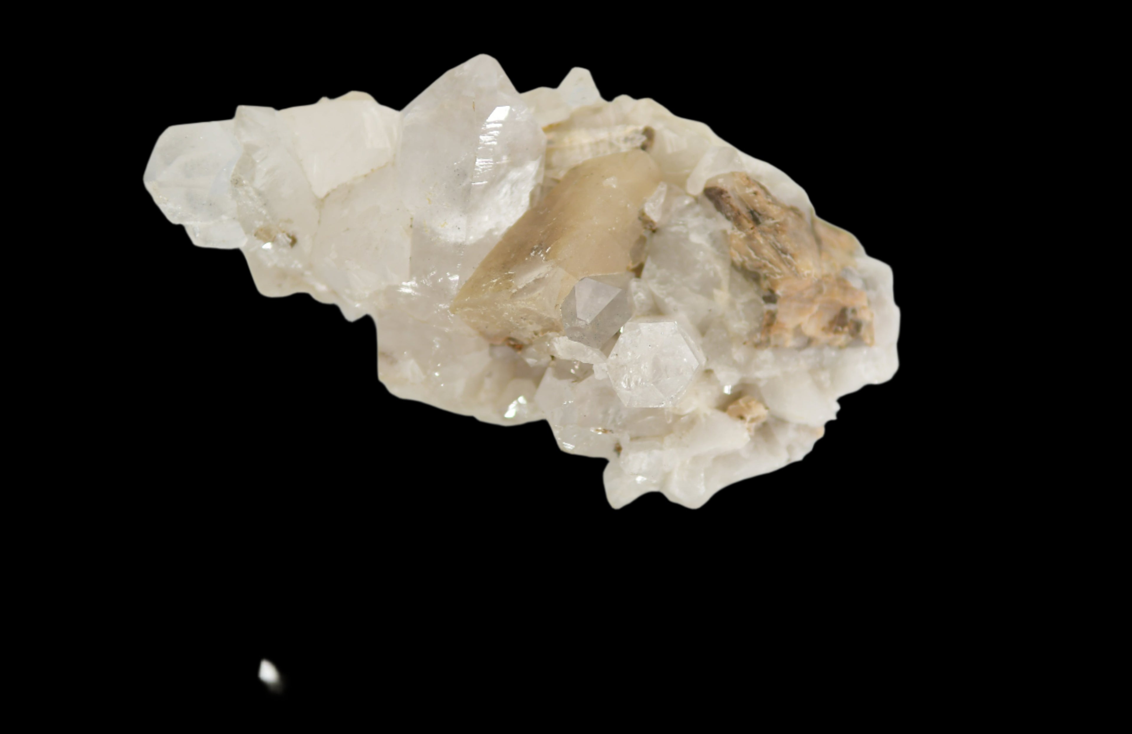 QUARTZ with CALCITE (cabinet)