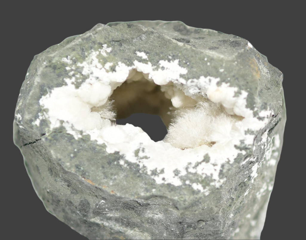 OKENITE, ARAGONITE GEODE