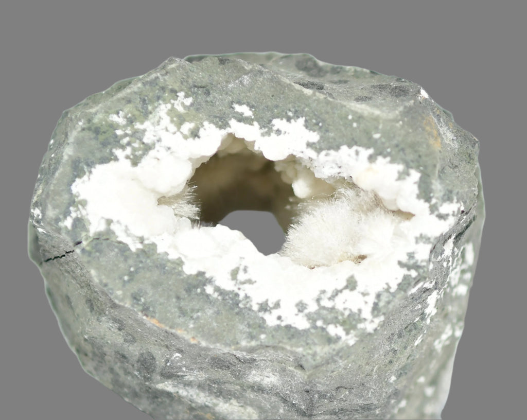 OKENITE, ARAGONITE GEODE