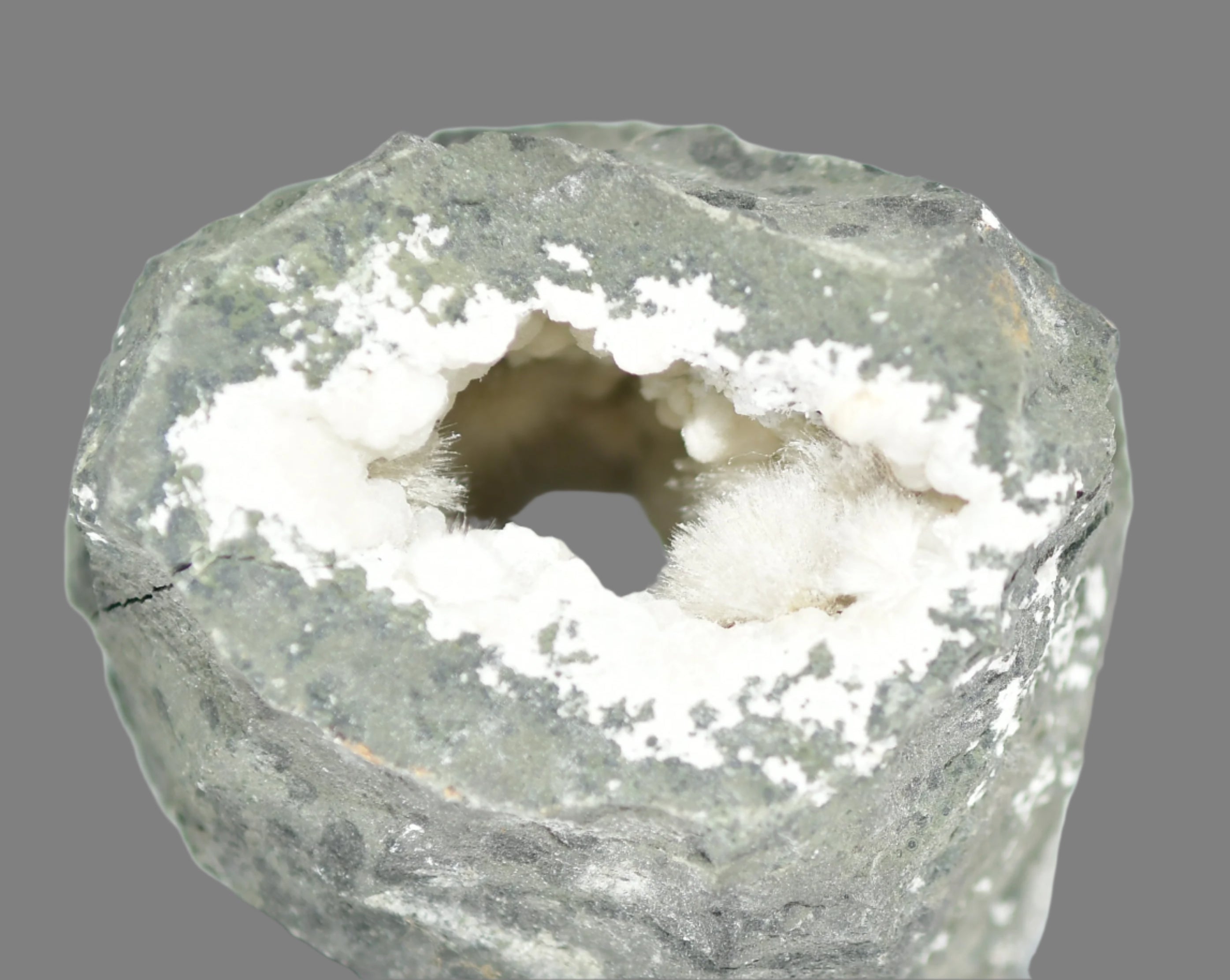 OKENITE, ARAGONITE GEODE