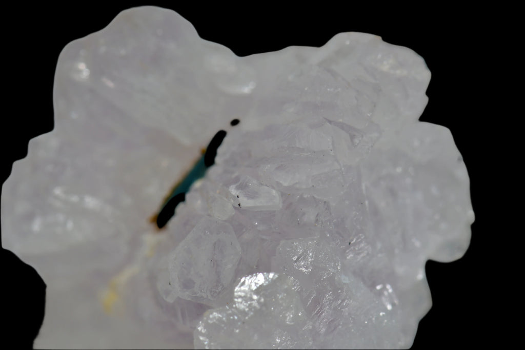 AMETHYST flower, purple (LARGE CABINET 20 cm ) QUARTZ